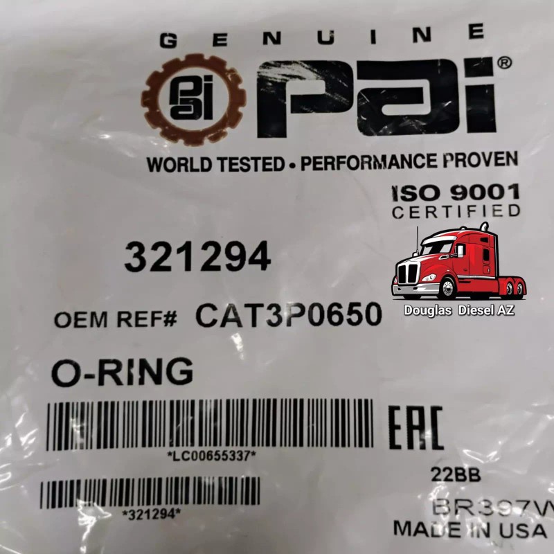 PAI Oil Cooler O-RING for Cat 3406E, C15 & 3406.