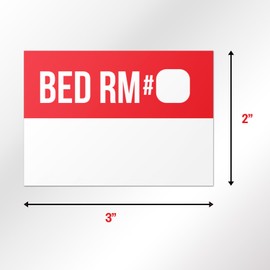 Moving Labels (3 x 2 inch, 600 per Pack) Ideal for 2-3 Bedroom Homes - 12x Designs of Color-Coded Moving Stickers w/Write-in Area, Fragile, Heavy & Blank Labels