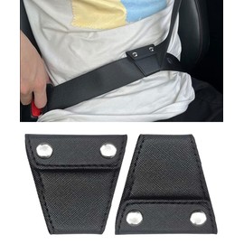 Flaconi Car Seat Belt Clip,Seat Belt Clips,Seat Belt Adjuster for Adults,Seatbelt Adjuster,Seatbelt Clip,Seat Belt Adjuster,Car Seat Belt Adjuster,Shoulder and Neck Adjuster for Trucks, SUVs, Cars