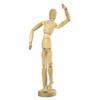 Kangaro Flexible Mannequin Wooden Doll 30 cm Buxus Wood
