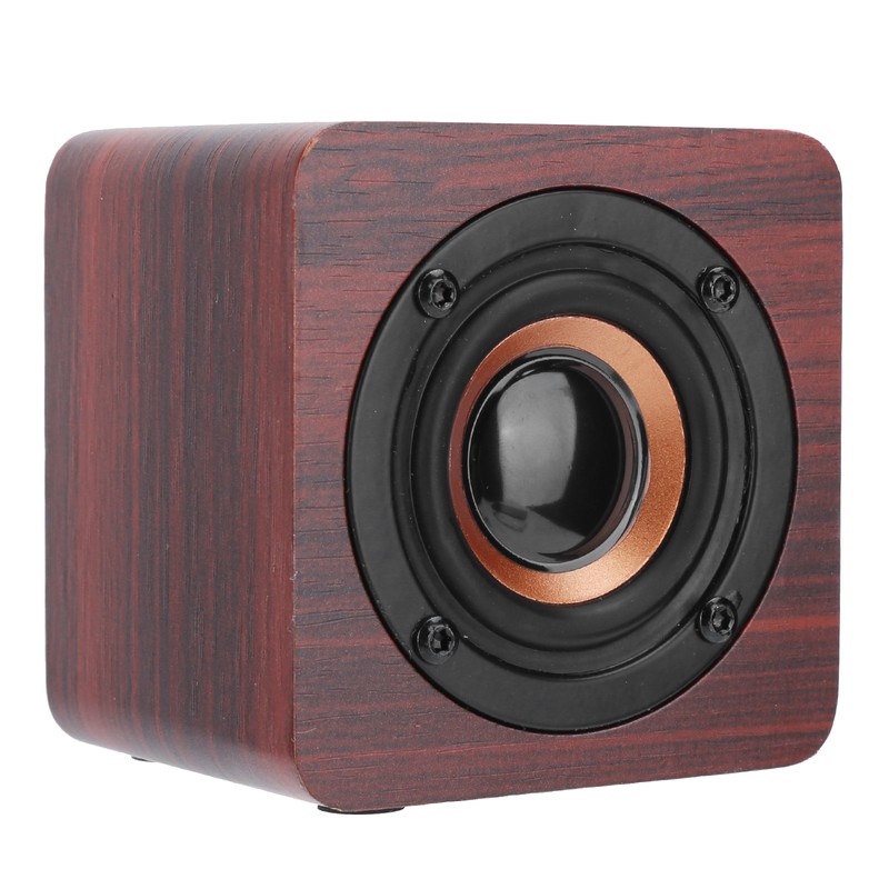 Bluetooth Mini Speaker Portable Wood Wireless Loudspeaker Sound System 3W