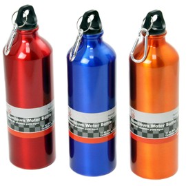 Chef Craft Select Aluminum Water Bottle, 25 Ounces, Color May Vary