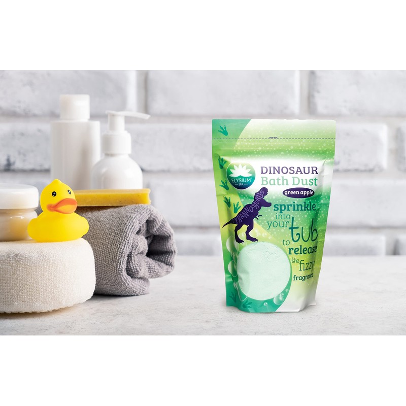 Elysium Spa Apple Scented Dinosaur Bath Dust