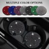 2PCS Bling Car Cup Coasters, Crystal Rhinestone Auto Cup Holder