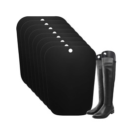 Bememo 8 Pieces Boot Shaper Form Inserts Tall Boot Support for Women and Men (Black, 12 Inch, 14 Inch, 16 Inch)