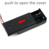 DIYmalls 3V 2 Cells AA Battery Holder Case Box with