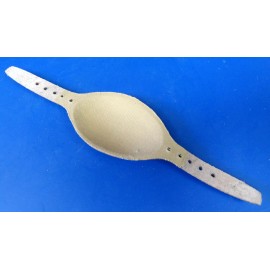 FLYING HELMET/ AIRBORNE HELMET BROWN LEATHER CHIN CUP