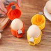 2 Pcs Egg Shell Opener for Raw Eggs, Mini Portable