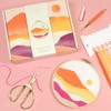 Portico Designs Ltd Flawsome Abstract Sunset Embroidery Kit Includes Threads,