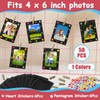 50 Pcs Paper Picture Frames 4 x 6 Inch Paper