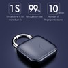 Fingerprint Padlock Waterproof Safety Electronic Lock for Door Suitcase Gym