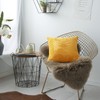 CALIYO Cushion Cover, Corduroy Plain Set of 2 Cushion Covers,