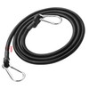 Rubber Rope, 2 Pieces, Black, For Cargo Use, Elastic Strap,