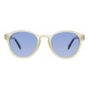 Life is Good Polarized Round Sunglasses, Ivory, 50 mm