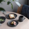 KINTO FOG Plate, 7.9 inches (200 mm), Dark Gray, Microwave
