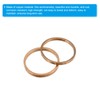 PATIKIL Beading Hoop Earrings, 60 Pcs Round Beading Findings Copper