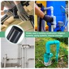 M METERXITY 1-Pack PVC Pipe Coupling Adapter, 2" Straight Coupling