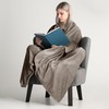 DecoKing Cuddly Microfiber Blanket Bedspread Fleece Faux Fur Blanket Fluffy