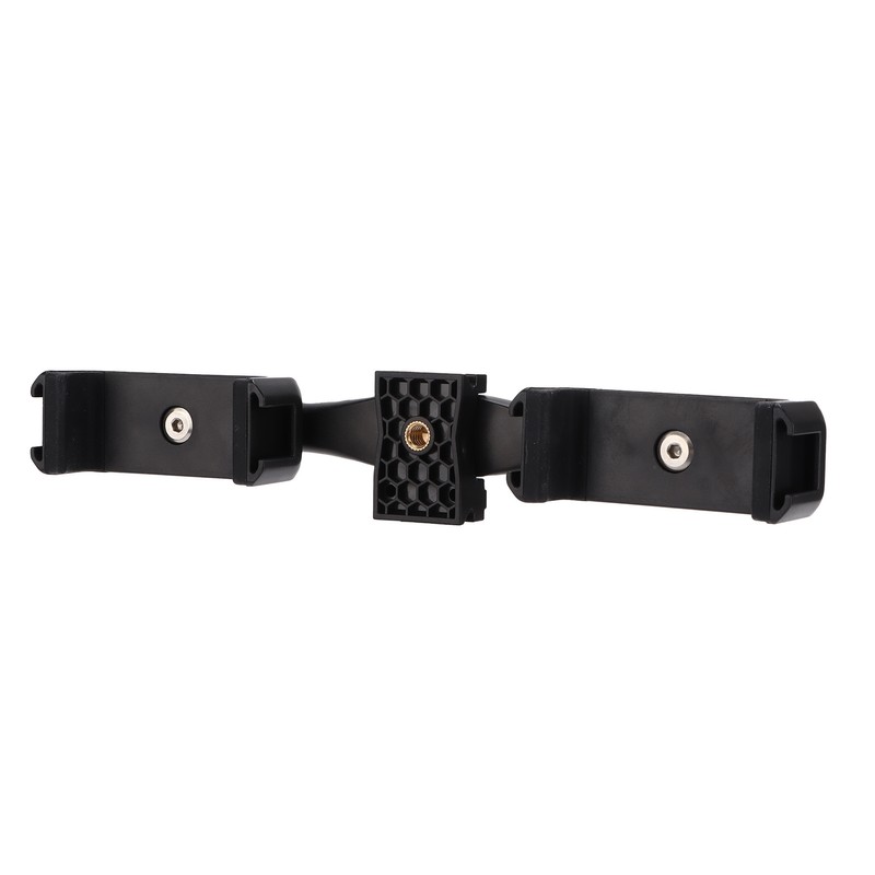 Cell Phone Double Clip Stand Mount Adjustable Tablet Hands Free