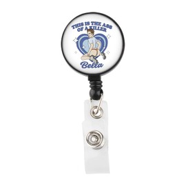 Movie Inspired Badge Reel TV Show Inspired Gifts for Movie Fan Vampire Werewolf Gift (Killer Badge CA)