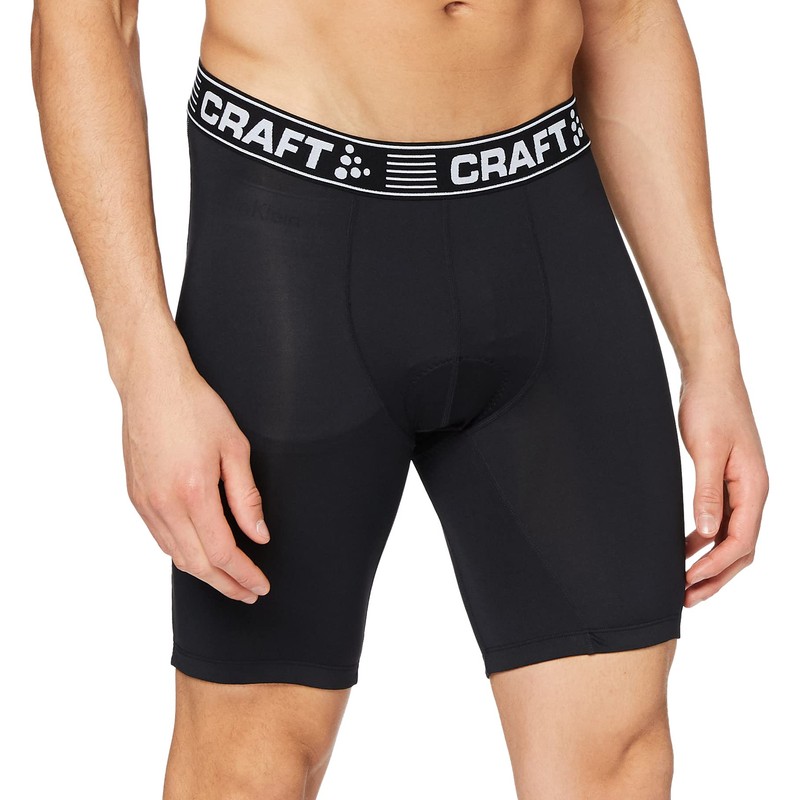Craft Men's Greatness Bike Shorts, Black/White, Large