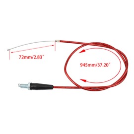 ABCERRSI 37.4" Throttle Cable Compatible with 50cc 70cc 90cc 110cc 125cc 140cc 160cc 190cc Pit Bike Dirt Bike Mini Bike Go Kart Moped ATV Scooter