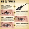 QUEWEL Cluster Lashes, Pack of 320 Individual Eyelash Extensions, 0.07C