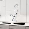 Aquaterior Wall Mount Commercial Pre-Rinse Faucet Kitchen Sink 36" Height