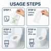 DZHONGD ECOFLUSH XXL Disposable Toilet Seat Covers – Flushable &