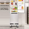8.3"-9.5" Height Mini Fridge Stand, Washing Machine Pedestal with 4