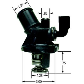Stant Engine Coolant Thermostat/Water Outlet Assembly, stainless steel