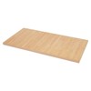 QUSKLISU Rectangular Countertop, Adjustable Standard Countertop Rectangular Rubberwood Butcher Block