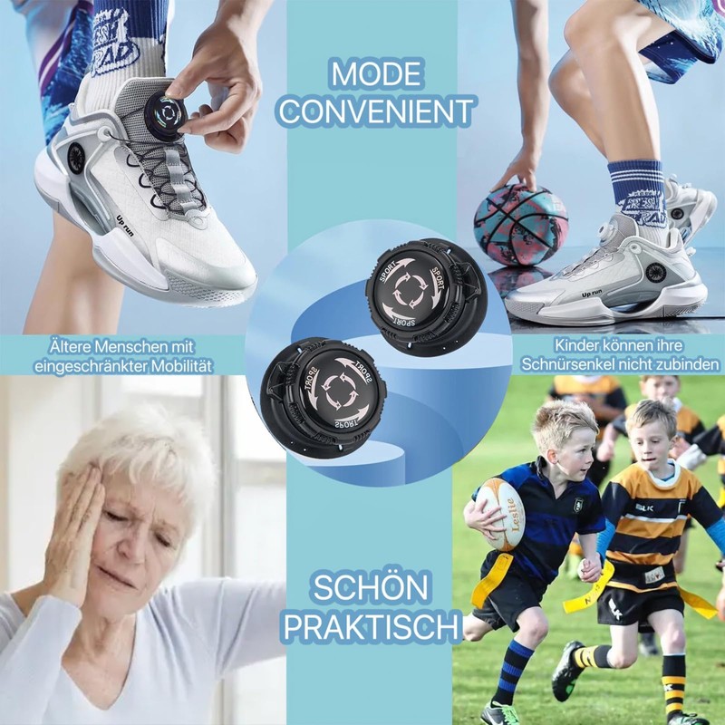 QUANMAITONG Shoelaces Quick Release Shoes, Elastic Shoelaces Children, Screw Lock