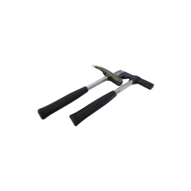 Plaster Hatchet Black with Steel Tube Handle Painted Blade TÜV
