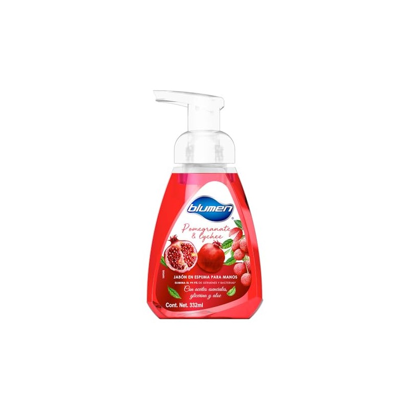 BLUMEN Jabon Espumoso Granada y Lychee 332 ml