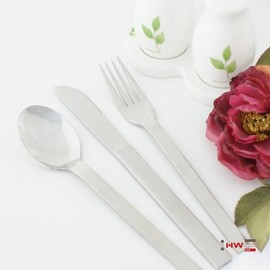 (Hyunwoo) HWF Linen Satin Cutlery DK 3-Piece Set / (현우)HWF 린넨샤틴양식기DK 3P세트