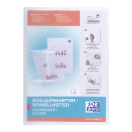 Elba Plastic Pack of 10 400097299 Loop Strip Binder Colourless