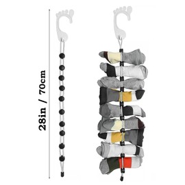 Useful Sock Wash Organiser Portable Washing Sock Dryer Washing Machine Convenient Sock Organizer Clips Sock Clamps Rope for Sock Storage Drawer