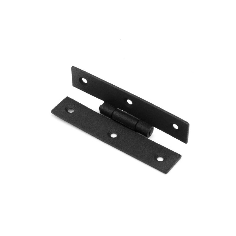 Renovators Supply Manufacturing H Cabinet Hinges 3 in. Black Wrought