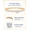 GOOGAS Princess cut Cubic Zirconia cz Simulated Diamond Gold Bezel