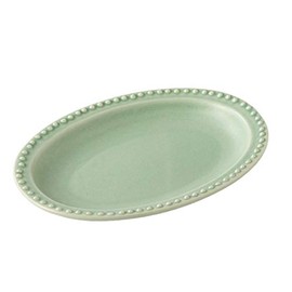 Koyo Pottery 30321 Small Plate, Japanese Tableware, Rim Dot Plate, Mino Ware, Mino Ware, Made in Japan