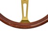 TIYPEOR 375 mm (14.8 inches) Wood Steering Wheel-Classic - ABS