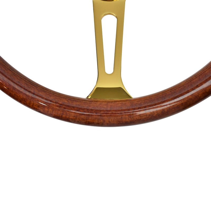 TIYPEOR 375 mm (14.8 inches) Wood Steering Wheel-Classic - ABS
