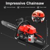 20Inch Gas Powered Chainsaw Handheld Petrol Chain Saws 58Cc 2-Stroke