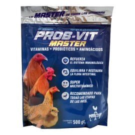 Prob-vit Master - Vitaminas + Probioticos + Aminoacidos 500g