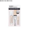 WAKEMAKE Water Cover Foundation + Mini Concealer + Brush Set 3items, Shade:21 Vanilla