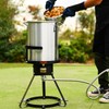 Barton 30Qt Turkey Deep Fryer Deluxe Aluminum 37,000 BTU Outdoor
