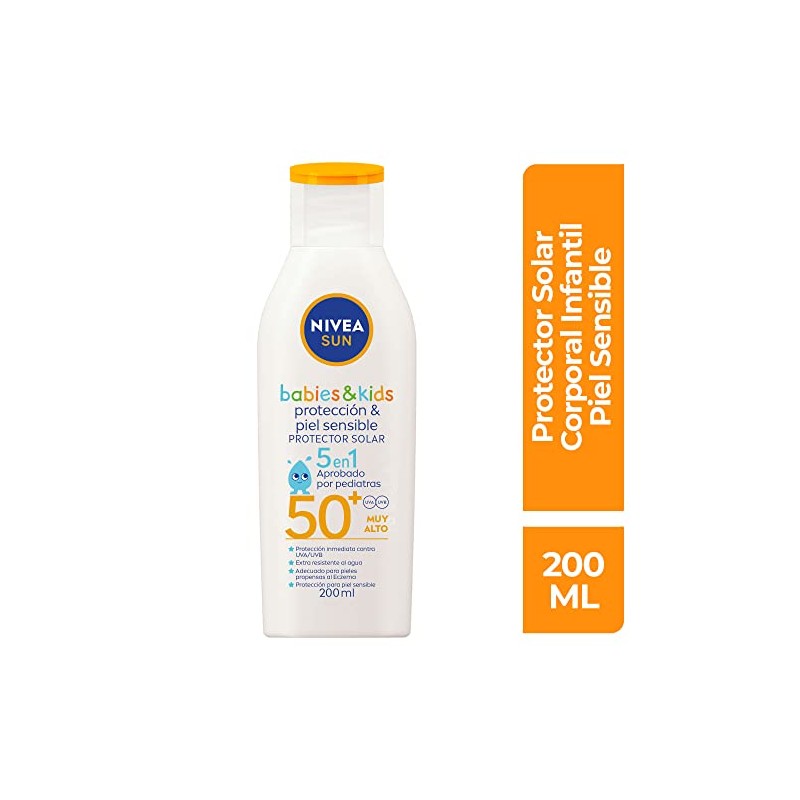 Protector Solar NIVEA SUN Kids FPS 50 Sunscreen Lotion SPF
