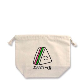 Okutani Corporation Okutani Kinchaku Drawstring Bag Small Box Kinchaku Lunch Box