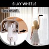 10 Pack Curtain Track Gliders Hooks- Dual Wheel Roller Carriers